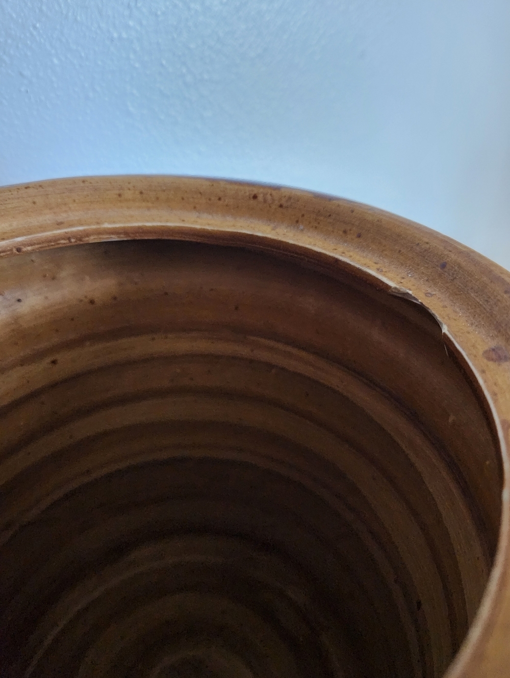 Sango Splash Earth-Toned Stoneware Canister - Picture 12 of 14